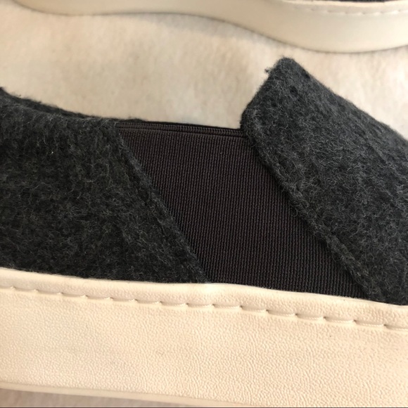 New Vince Warren Flannel Slip On Platform Sneakers - Picture 14 of 16